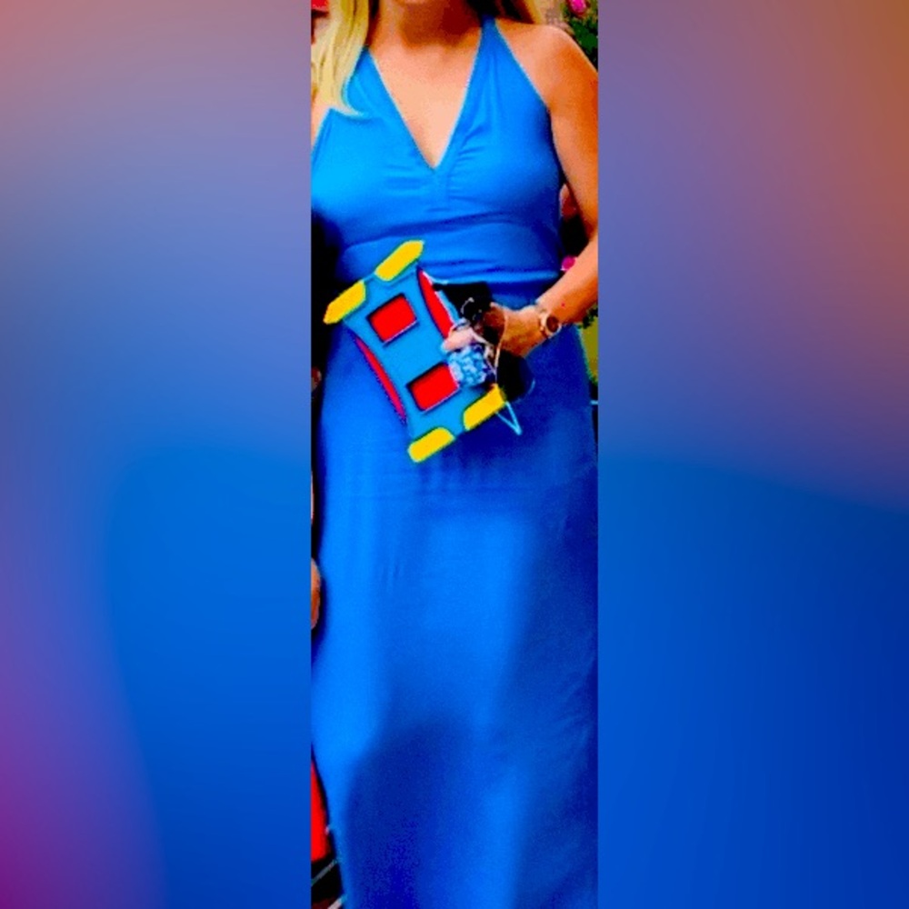 Love stitch turquoise dress, size M
